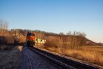 Eastbound BNSF S-FRESCO Rear DPU at Waldron Township